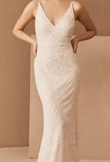 Bhldn Beaded Aslin Wedding Gown