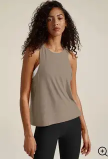 Beyond Yoga Featherweight tank in Birch Heather