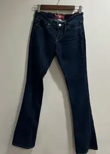 Lucky Brand Dark Blue Flare Jeans CHARLIE BABY BOOT Size 00/24