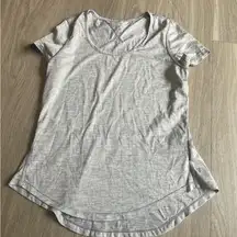 Apana Light Gray Short Sleeve Tee