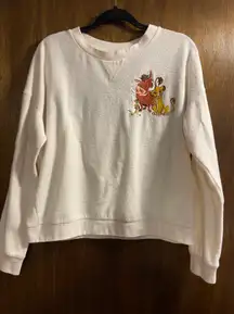 Disney The Lion King Embroidered Crewneck Sweatshirt