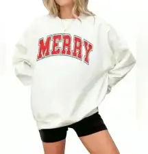 Gildan merry Christmas sweatshirt size medium.