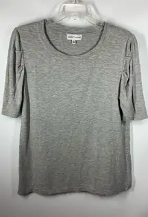 Gibson Latimer Women's Round Neck Short Sleeve T-Shirt Gray Size Small