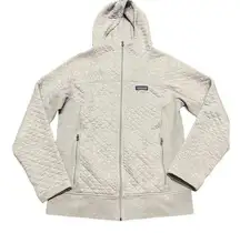 Patagonia Women's Organic Cotton Long Sleeve Hooded Quilted Jacket Medium