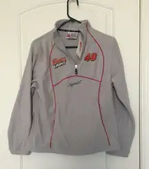 Coors Light Women’s Fleece Jacket Top Pullover 1/4 Zip Gray Size Small