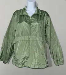 Bala Women's Windbreaker Pullover‎ Jacket Green Size S/M Lightweight Coat