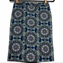 Van Heusen Mandala Print Pencil Skirt