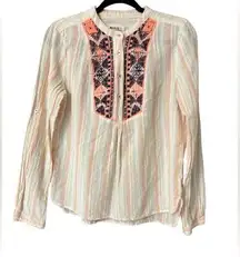 Anthropologie holding horses top