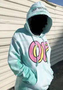 Blue Tie Dye Hoodie