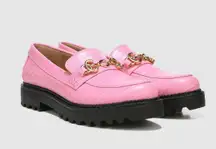 Platform Deana Loafer In Pink Croc