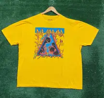 Def Leppard Hysteria Tour Heavy Metal Band Tee 2XL