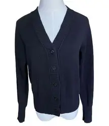 Everlane Cashmere Wool Blend Black Cardigan Women's Size Small