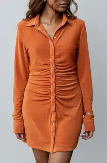 WITH JÉAN Andy Dress, Orange, Medium