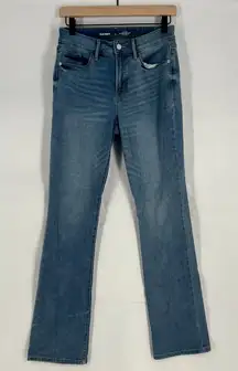 Old Navy Jeans Women 4 Blue Denim Secret Smooth Pockets High Rise Kicker Bootcut