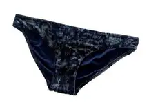 Seafolly Women’s Swim Crushed Blue Velvet Bikini Bottoms Size 6