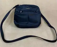 Travelon Black Nylon Anti Theft Crossbody Bag RFID Blocking Security Purse Bag