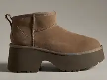 UGG® Classic Ultra Mini New Heights Boots color Color HICKORY size US 10