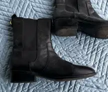 Ralph Lauren Black Leather Boots size 8