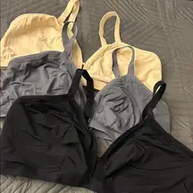 Lively Women's Bra Set - Black, Gray, Cream