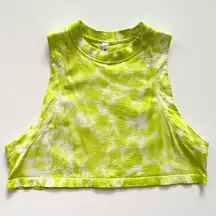 lululemon athletica All Yours Cropped Cotton Tank Top Tie Dye - Size 4