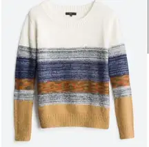 FATE Formosa Color Block Cozy Pullover Sweater