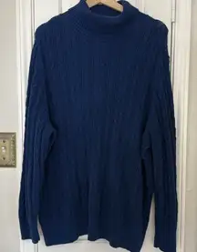 St. John’s bay cable knit turtleneck sweater