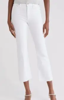 Rag and Bone Nina High Rise Ankle Flare Jeans White Size 27