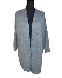 Oversized Open Front Cardigan