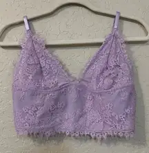SHEIN Lilac Lace Bandeau 4