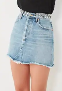 Agolde Denim Mini Skirt Size 27