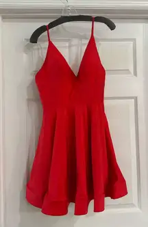Intrigue by Blush Formal Dress Red Homecoming 8 