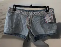 Y2K Women‎ 12 American Eagle Outfitter Mid Rise Micro Mini Denim Shorts