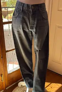 7 For All Mankind Blue Straight Leg Jeans Versatile Style