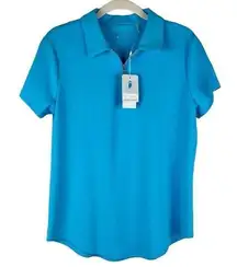 NWT Sport Haley Zip Up Polo Medium