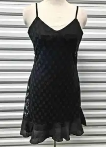 Leola Couture Y2K Retro Babydoll Dress Women Medium Fairy Grunge Whimsigoth