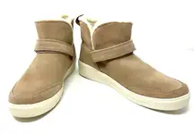 Ryka size 9.5 fuzzy lined taupe sneaker boots New unworn‎ leather winter comfort