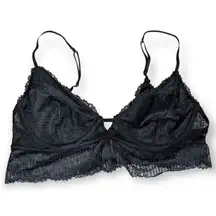 Lace Bralette Size Small Black Underwire NWT