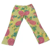 Lilly Pulitzer Women's Capri Pant Resort-wear Tropical Pineapples/ Colorful sz 8