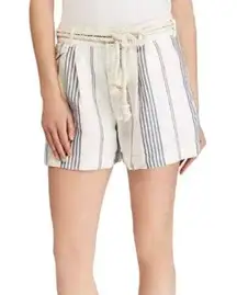 Ralph Lauren Striped Linen Shorts with Rope Belt 12