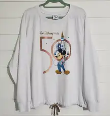 Disney 50th‎ Anniversary WDW Long Sleeve Shirt. Size: 1X