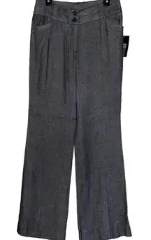 Etcetera black & white woven pants 6 NEW