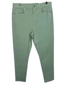 Loft The Skinny High Rise Regular Fit Pistachio Green Jeans Womens 29 Spring New