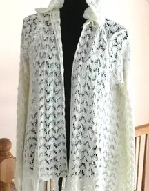 Crochet sweater/ cover up- vacation ready 🌞🏖️🏝️