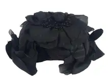 BIANCALANI FIRENZE MADE IN ITALY EXPRESSLY FOR BONWIT TELLER VINTAGE HAT BLACK