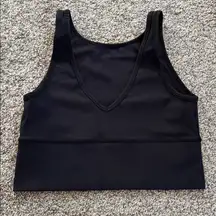 Lululemon Power Pivot Tank *Rib Black size 8