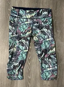 Lululemon Women’s‎ Sz 8 Run Top Speed Athletic Workout Yoga Lounge Crop Leggings