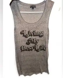 Living my best life Graphic Tank Top
