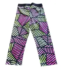Nike Women's‎ Pro Stained Glass Compression Leggings Size xs Multicolor