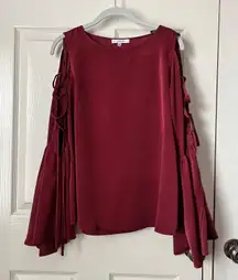 Bell Sleeve Ties Top