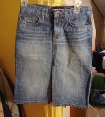 Express Jeans Womens/Junior Blue Jeans Skirt Size 1/2 EUC
